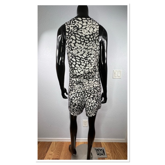 Armani Exchange Cheetah Print Romper Sz 8 - Picture 6 of 8